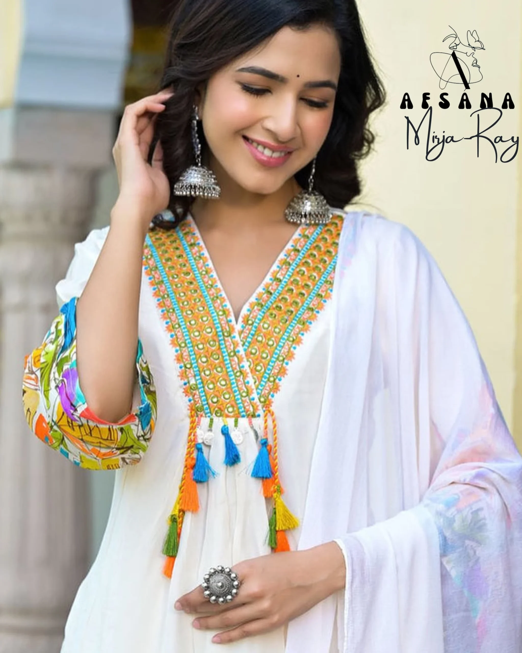 Afsana Mirja Roy Rayon Digital Print Wholesale Pakistani Readymade Salwar Suit Catalog — Wholesale Pakistani Suits, MPA wholesale from Surat — view 6